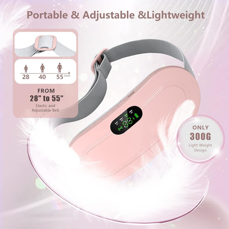 Portable Heating Belt for Menstrual Cramp Relief | USB Rechargeable Heating Pad