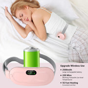 Portable Heating Belt for Menstrual Cramp Relief | USB Rechargeable Heating Pad