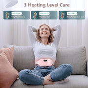 Portable Heating Belt for Menstrual Cramp Relief | USB Rechargeable Heating Pad