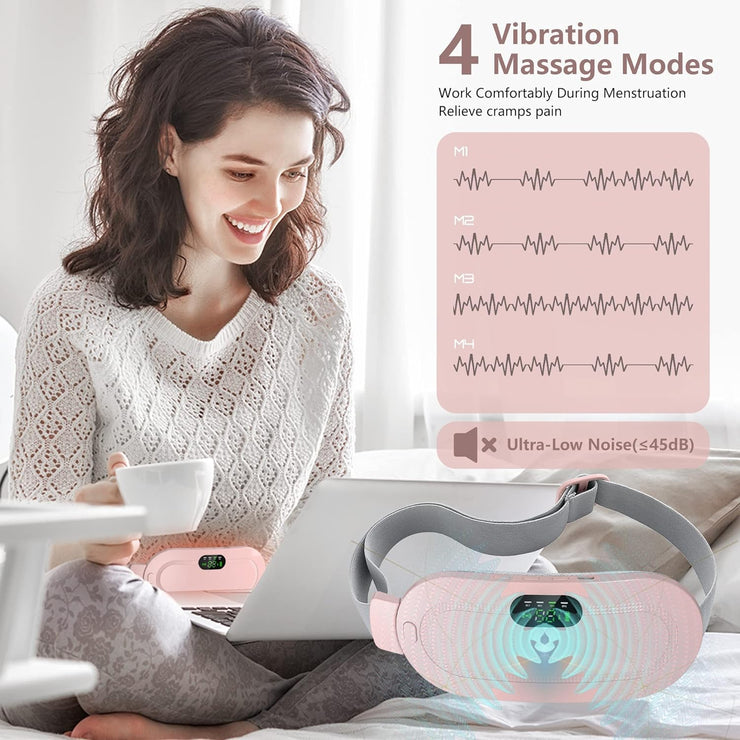 Portable Heating Belt for Menstrual Cramp Relief | USB Rechargeable Heating Pad